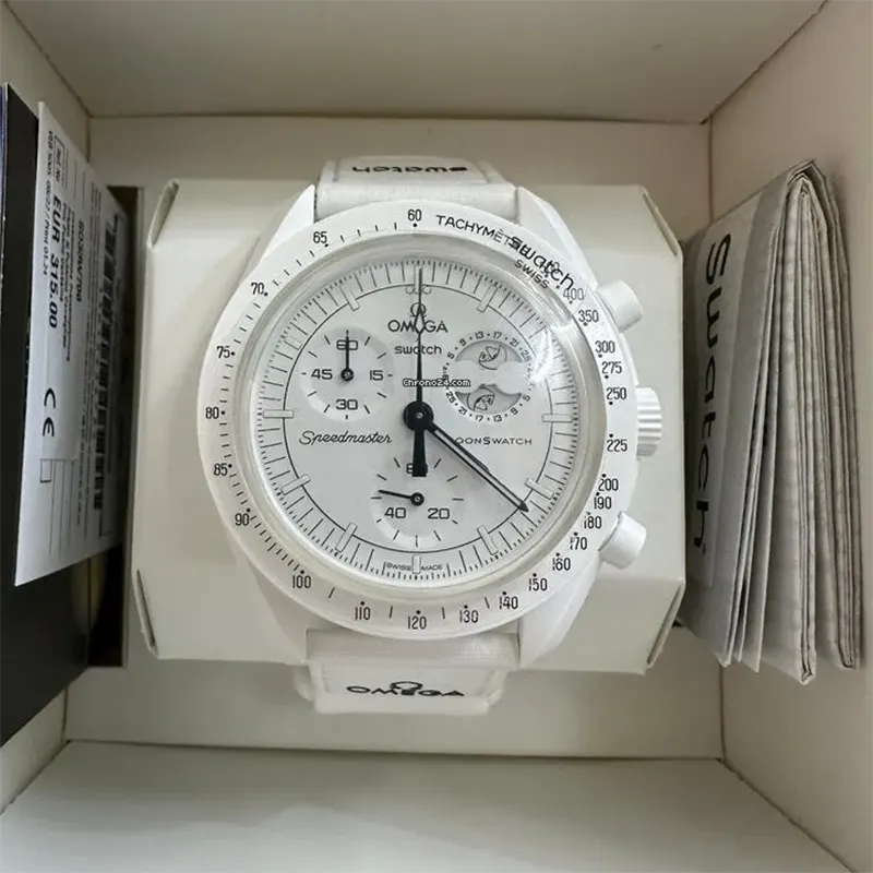 Omega x Swatch MoonSwatch Mission to Moonphase Men's Watch- S033W700